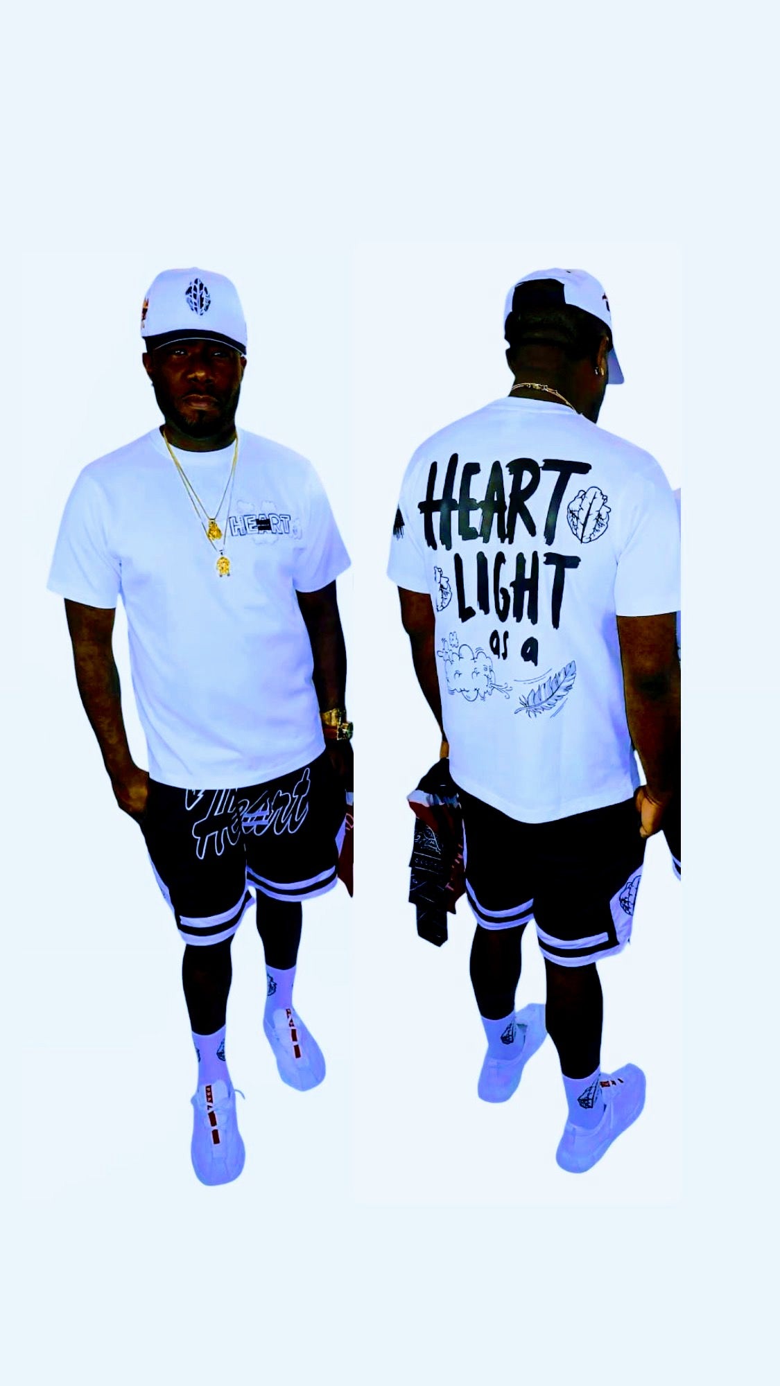 Heart light as a 🪶 T-SHIRT