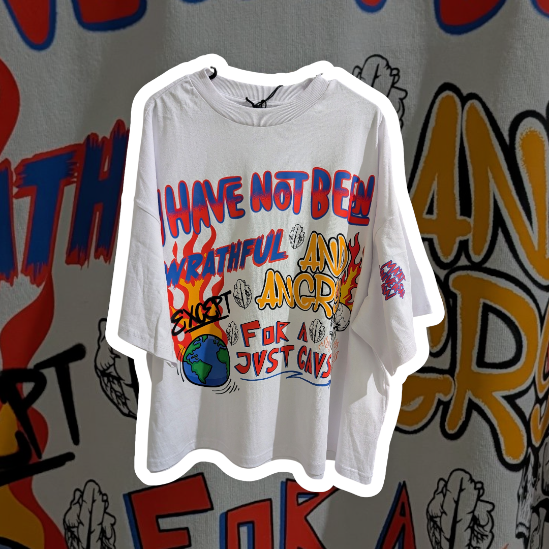 HeartfeatherEqual T-shirt oversized fit / boxie oversized crop top.