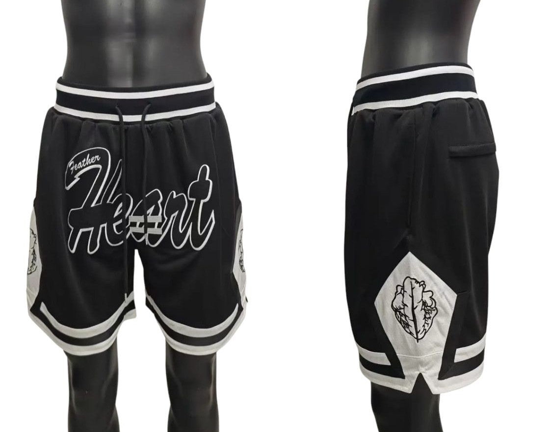 HeartfeatherEqual basketball shorts