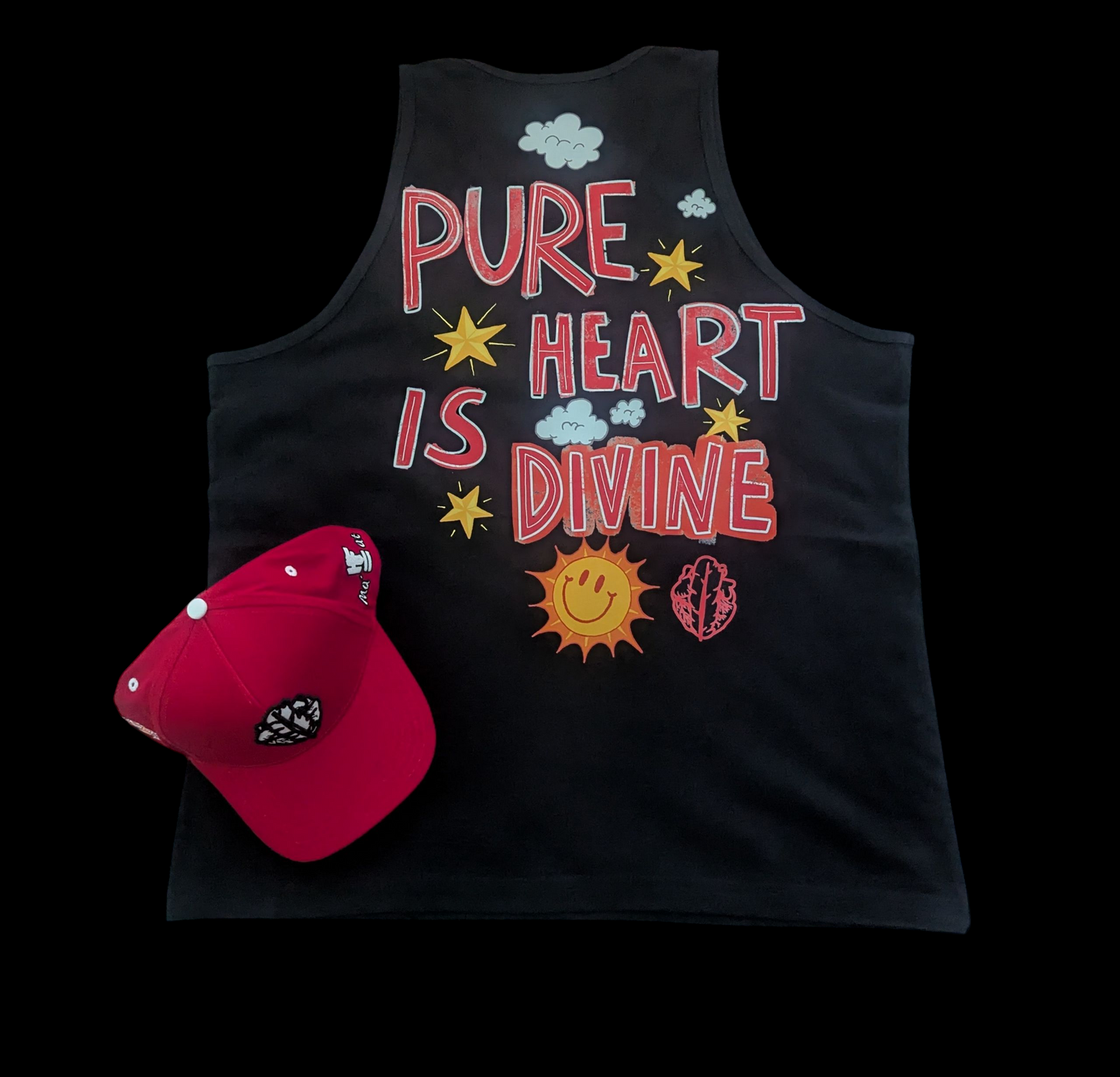 HeartfeatherEqual black 🖤 vest