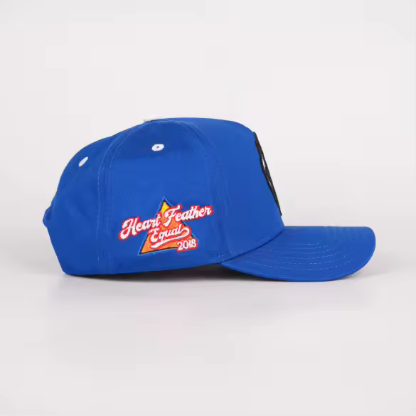 HeartfeatherEqual blue 💙 LOGO A-Frame snap back