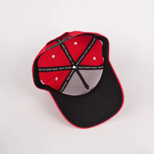 HeartfeatherEqual Red ♥️ logo A-Frame Logo hat