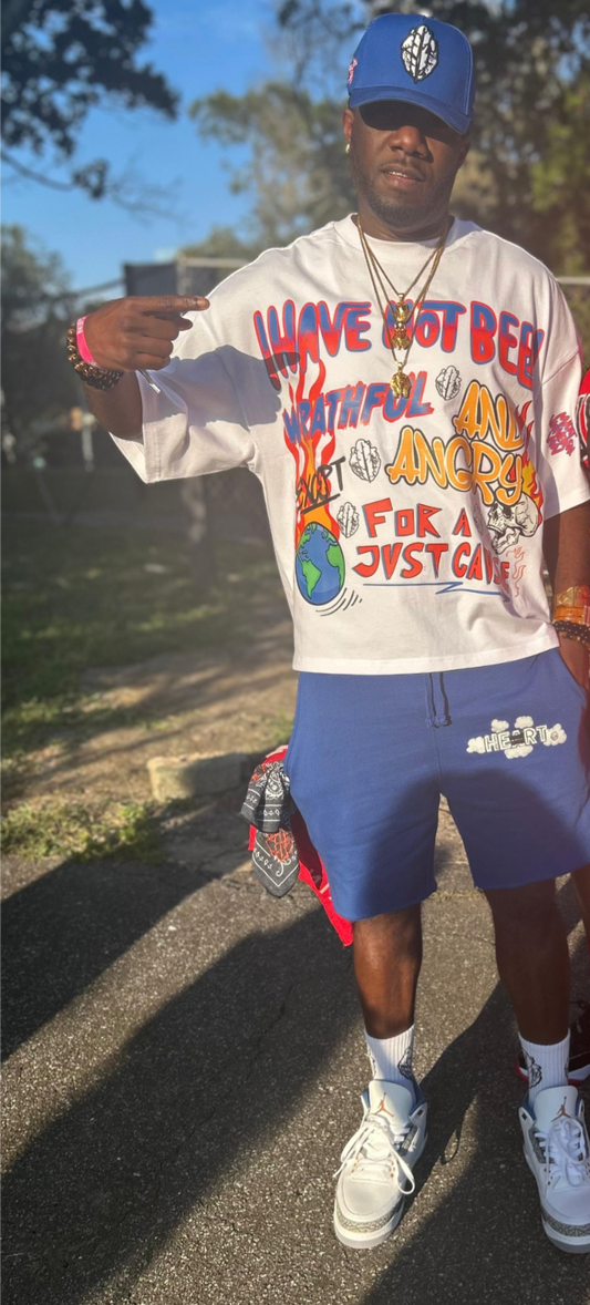 HeartfeatherEqual T-shirt oversized fit / boxie oversized crop top.