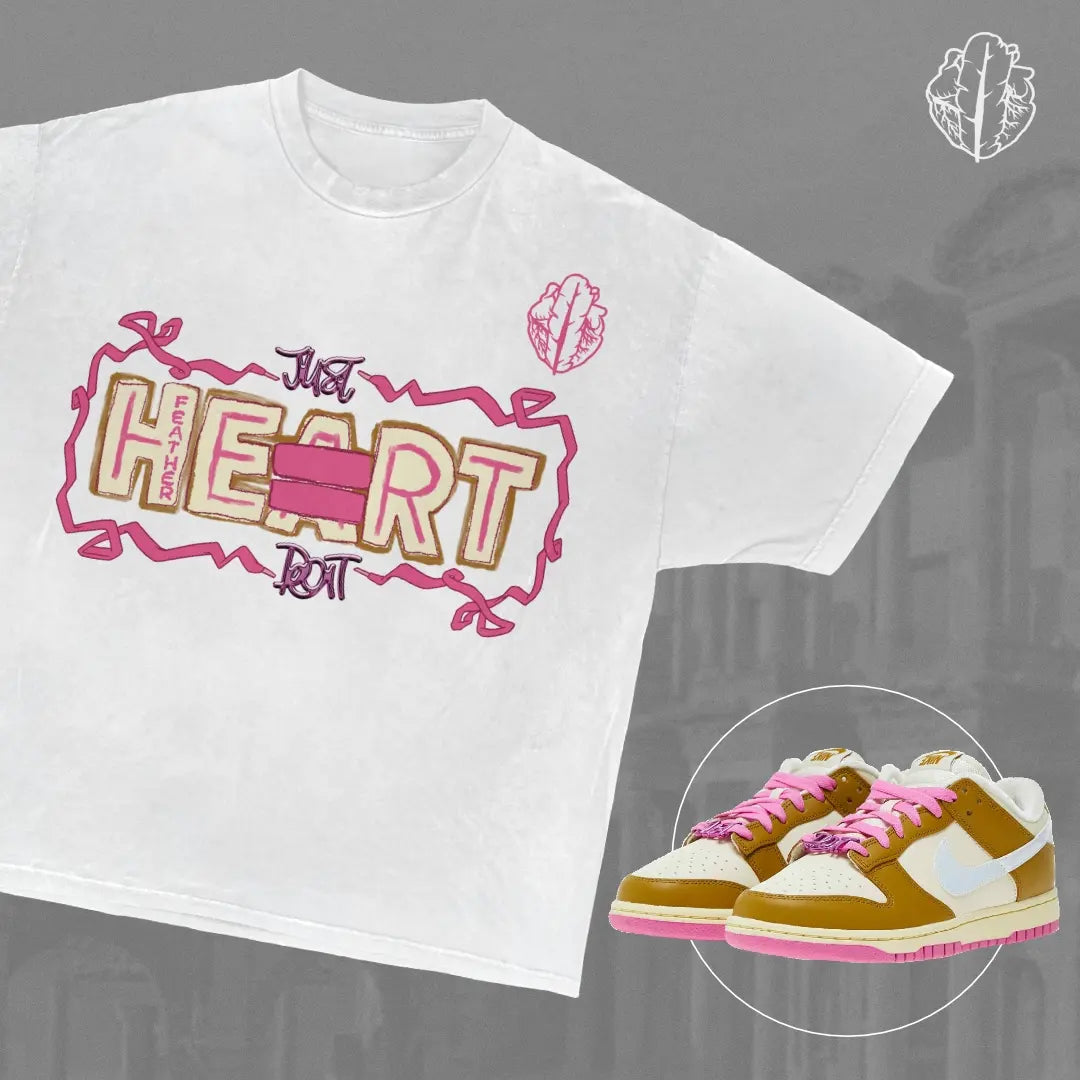 HeartfeatherEqual-SNEAKER T-SHIRT 🩷